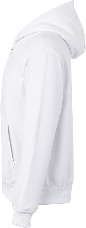 Byron Kids, sweatshirt infantil com fecho e capuz, cor branca, Tamanho 3/4 — foto 2 de 7