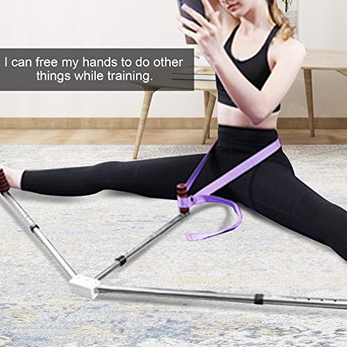 Hurbo 3-Bar Stainless Steel Leg Stretcher Leg Extension Flexibility Training Tools for Ballet, Yoga,Dance, MMA, Taekwondo & Gymnastics (Silver) - Thumbnail 2