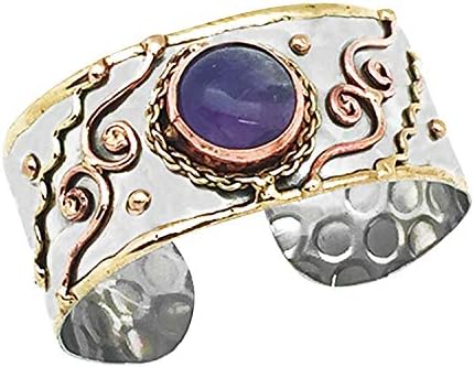 Anju　【メタル】【プラチナメタル】セット Amazon.com: Anju Jewelry Janya Collection Mixed Metal Cuff