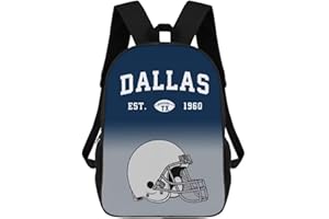 EULUCY Dallas Shoulder Backpack,Sports Backpack,Suitable For School And Outdoor Use,Gift For Sport Fans.