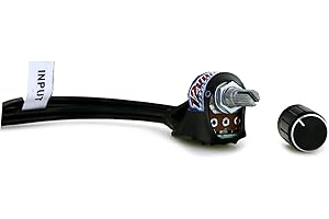 12vMax Electronics Flush Mount Level Control for Car Audio Amplifiers Universal Bass Knob Volume Gain Control