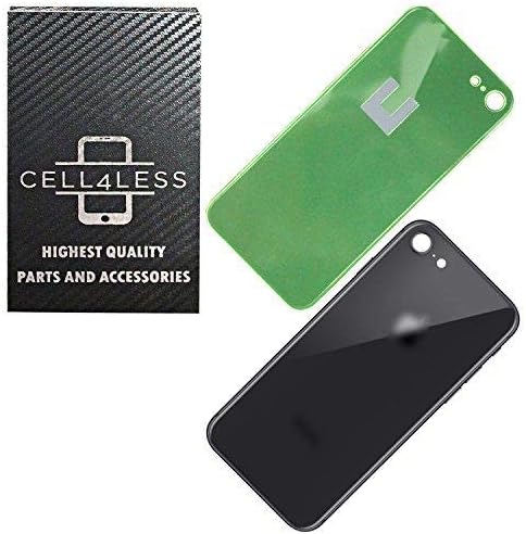 Back Glass Cover OEM Battery Door Replacement w/Adhesive & Removal Tool for Apple iPhone 8 (Space Gray)