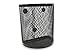 Yellofinch Half Moon Wire Mesh Pen Pencil Holder Magnetic 3.9 x 3.2 Inches Black