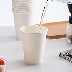 RACETOP 1000 pack 12 oz Disposable Coffee Cups, Hot