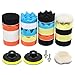 VERONES Car Foam Drill Polishing Pad Kit 25 PCS 3 Inch/80mm Buffing Pads, Waxing Polishing Sealing Glaze primary