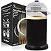 Large Cold-Brew French Press Coffee-Maker - Strongest Coffee Ever - Best for Cold Brew, Hot or Iced Coffee - Tea Maker - Glass BPA Free Pot - 1.5L/51oz