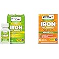 Vitron-C High Potency Iron Supplement with Vitamin C, 60 Count, Pack of 2