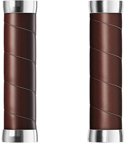 Amazon.com : Brooks Ergonomic Leather Grip Bicycle Grip, Black