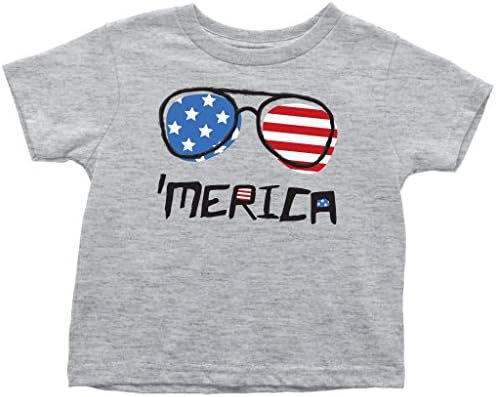 4th of July 'Merica Sunglasses Toddler Unisex T-Shirt