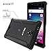 BLU R1 HD Case, POETIC Affinity Series Premium Thin/No Bulk/Slim fit/Clear/Dual Material Protective Bumper Case for BLU R1 HD (2016) Black/Clear