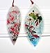 SOUALLHA Lucore Koi Fish Leaf Bookmarks -Made of Real Leaves - 2 Pcs Lucky Charm, Ornament, Hanging & Wall Decor, Art Decoration