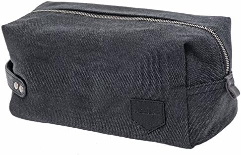 KUBO NEW Canvas Toiletry Bag or Dopp Kit Bag - Durable, Chic &amp; Stylish - Ideal Travel Toiletry Bag for Men &amp; Women - Versatile Toiletry Kits Bag Design - Ideal Gift