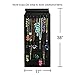Wrapables 39 Pocket Black Polyester Hanging Jewelry Organizer with 28 Holding Loops