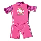 Swimline Pink Lycra Girl's Floating Swim Trainer Wet Suit Life Vest Large 9894G