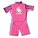 Swimline Pink Lycra Girl's Floating Swim Trainer Wet Suit Life Vest Large 9894G