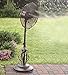 **Patent Pending* Fan Misting Kit For a Cool Patio Breeze - Leak Blocker Added, Turns Heat Down By 20 Degrees, Easy On the Wallet, Portable, Connects To Any Outdoor Fan
