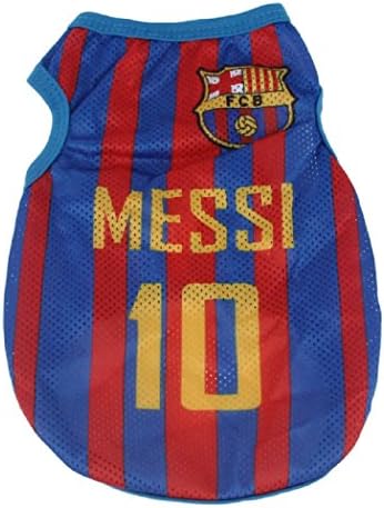 KayMayn Pet Jersey Football Licensed Dog Jersey, Comes in 3 Sizes,Dog Clothes Football T-Shirt Dogs Costume National Soccer World Cup,Outdoor Sportswear Summer Breathable