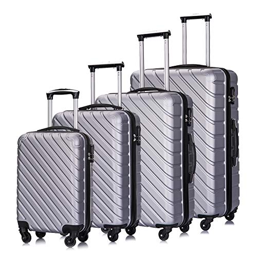 4 piece hard luggage set