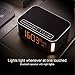 Bluetooth Speaker, POWERIVER Multimedia Touch HIFI V4.2 Bluetooth Speaker DY32L Technology Portable Wireless Speaker with Temperature, Calendar, Alarm Clock for Outdoors / Indoor