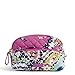Vera Bradley Women's Cotton Mini Cosmetic Makeup Organizer Bag, Wildflower Paisley, One Size