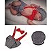 A-cool Newborn Baby Boy Costume Crochet Outfits Photography Props Cap Beanie with Suspenders Bowtie Diaper (0-12months)