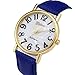 Clearance Sale!Women Watches,Shinericed Women's Fashion Retro Digital Dial Leather Band Big Numbers Quartz Analog Wrist Watch (Blue)