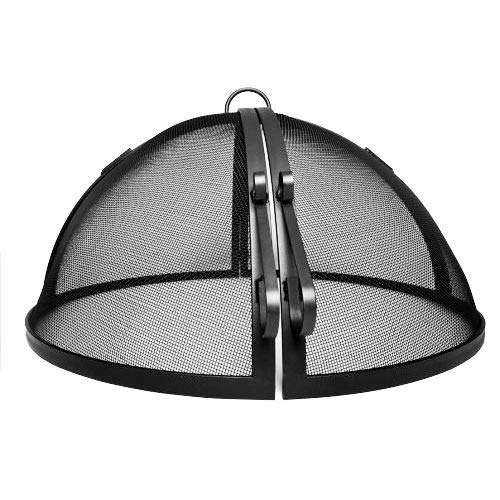 CHEAP Masterflame 24" Welded High Grade Carbon Steel Hinged Round Fire Pit Safety Screen