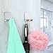 Razor Holder for Shower Multi Purpose Razor Hook Hanger Shower Sticky Adhesive Hooks Stainless Steel Phone Holder for Hanging Shaving Razor, Plug, Keys-4 Packs