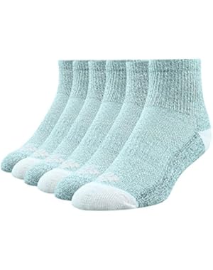 Columbia Womens Mid Cut 6 Pack Socks - Size 4-10