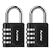 Puroma 2 Pack Combination Locks for School Gym Locker (Black) primary
