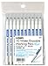 LEONIS Water Erasable Fabric Marking Pen Blue 10 Count Pack [ 78007 ]