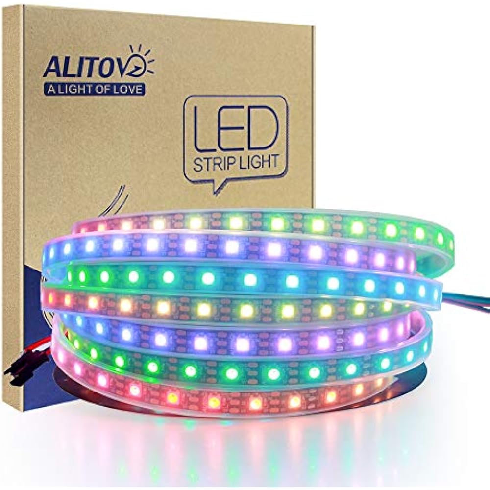 Individually Addressable Rgbw Led Strip WS2812B Individually Addressable LED Strip Light 5050 RGB 16.4ft 300