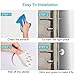 Door Stopper Wall Protector, 3 Pcs Large Door Knob Protector Door Stop with Strong Self-Adhesive 3M Sticker, Silicone Doorknob Wall Protector Shield, 3.2