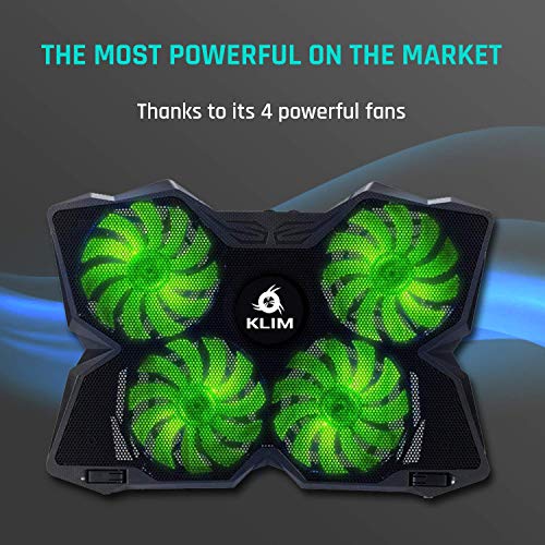 KLIM™ Wind Laptop Cooling Pad The Most Powerful Rapid Action