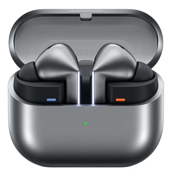 Samsung Galaxy Buds 3 Pro AI True Wireless Bluetooth Earbuds, Noise Cancelling, Sound Optimization, Redesigned Comfort Fit, Silver [US Version, Amazon Exclusive, 2Yr Warranty]