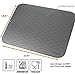 Counter Aid Silicone Dish Drying Mat - Antibacterial Food Grade Counter Protector - Heat Resistant Trivet - Storage Holder