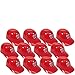 MLB Mini Batting Helmet Ice Cream Sundae/Snack Bowls, Nationals - 12 Pack