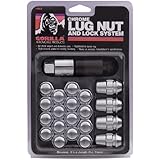 Gorilla Automotive 71743 Acorn Chrome Lug Nut and Lock System (14mm x 1.50 Thread Size)