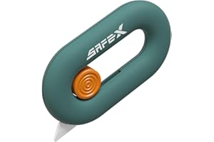 DOOOYU Ceramic Box Cutter, Box Cutter Retractable, Package Opener Box Opener, Safety, Magnetic, Mini, Cute, Pink, Small for Daily Online Shopping/Kitchen/Office/Beauty Gift Unpacking