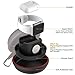 GOGOSODU Compatible Apple Watch Stand, Airpods 1 & 2 Carrying Case 2 in 1 Travel Dock Protective Storage Bag Charging Station for iWatch Series 5/4/3/2/1 38mm 40mm 42mm 44mm, Black