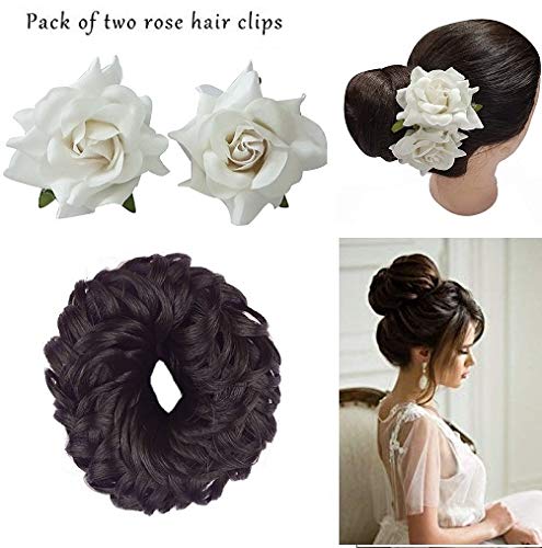 Buy Aairaa Juda Bun Maker Hair Accessories Juda Band With Flower