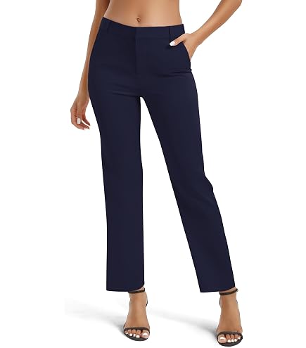 Urban CoCo Women's Elastic Waisted Dress Pants Business Work
