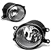 Auto Dynasty Fog Lights Assembly Compatible with 2006-2012 RAV4 / 2007-2013 Camry Front Bumper Driving Fog Lamps, Driver and Passenger Side, Clear Lens