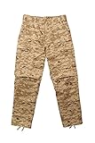 Camouflage Military BDU Pants, Army Cargo Fatigues (Desert Digital Camouflage, Size Medium)