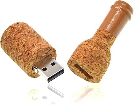 16GB Memoria USB Bosque de Tapón Pendrive Madera USB 2.0 Pen Drive Guay 16 GB Botella