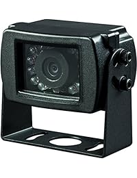 Voyager VCMS17B Cámara de observación de montaje posterior en color Super CMOS con asistencia de LED con poca luz, micrófono incorporado, negro