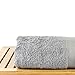 Luxury Hotel & Spa Towel 100% Genuine Turkish Cotton Bamboo (Gray, Bath Towel  - Set of 4)