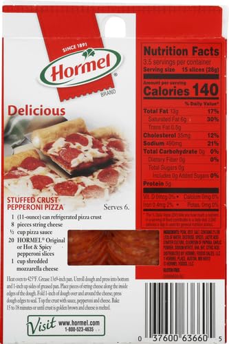 HORMEL PEPPERONI, 3.5 OZ
