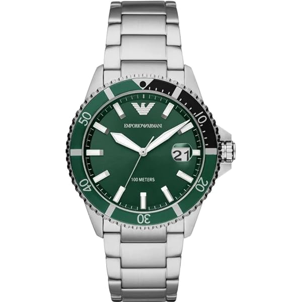 Amazon.com: Emporio Armani Men's Chronograph Stainless Steel Watch