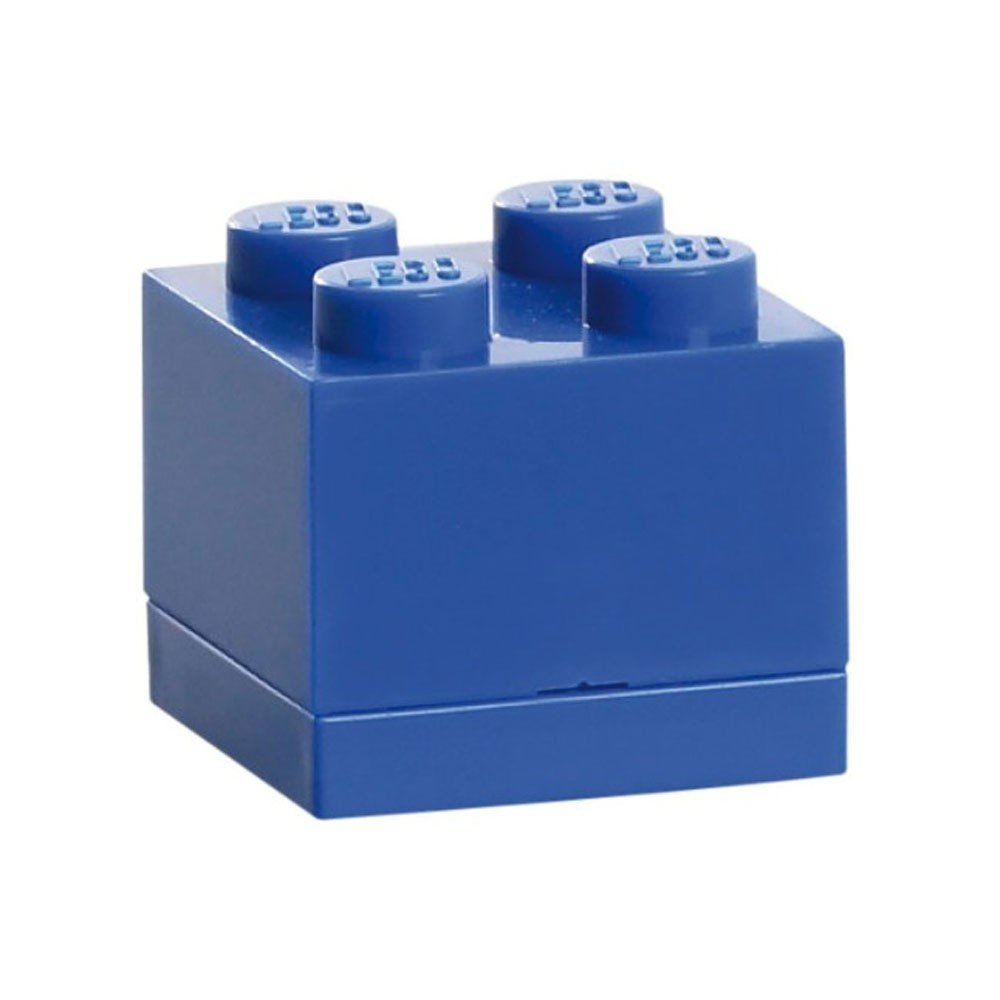 Room Copenhagen LEGO Mini Box 4 Knobs Blue - Versatile Small Storage Box for Snacks, Jewellery, Hair Accessories, Souvenirs & More - Dishwasher Safe, 46 x 46 x 43 mm — image 1